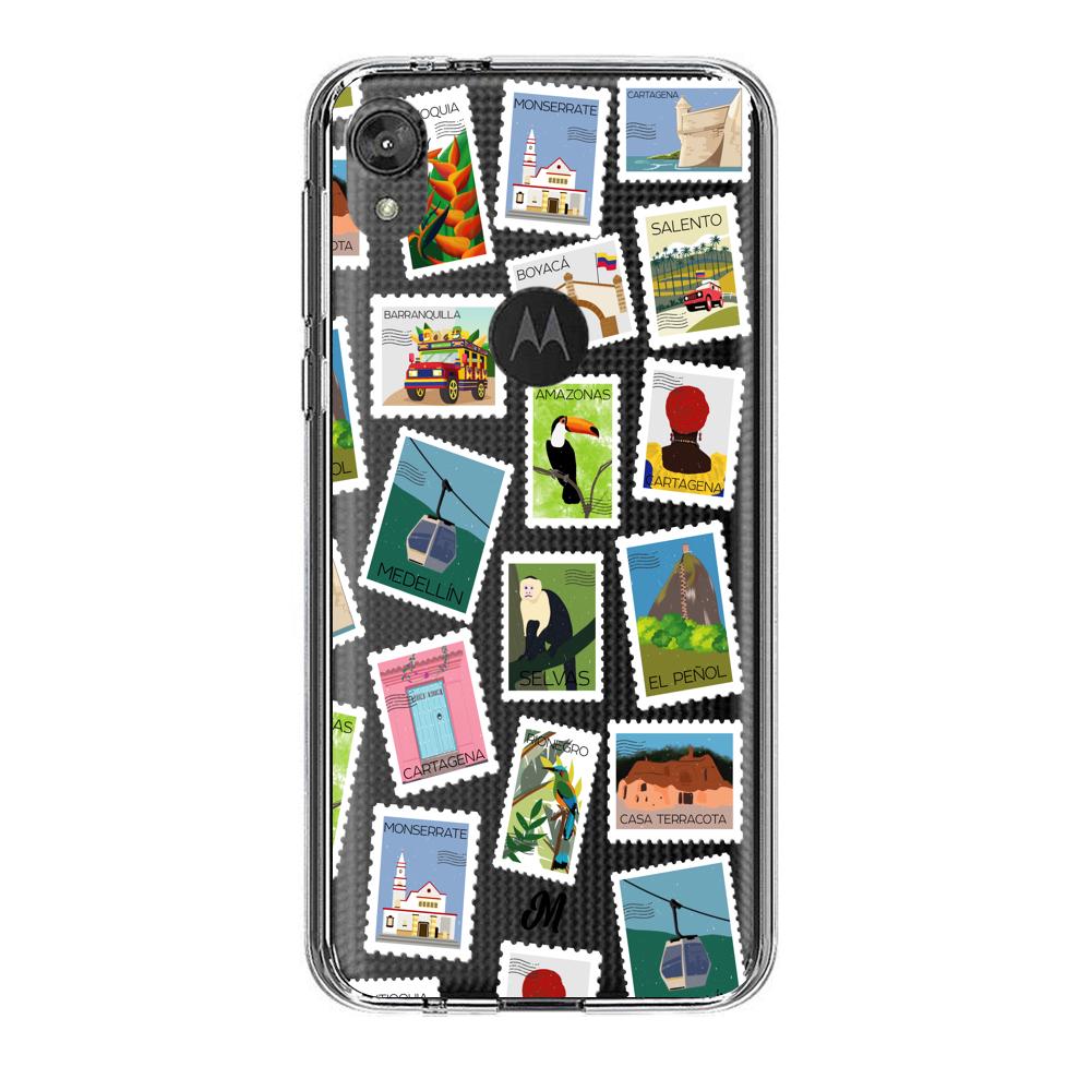 Case para Motorola E6 play Estampa de Colombia - Mandala Cases