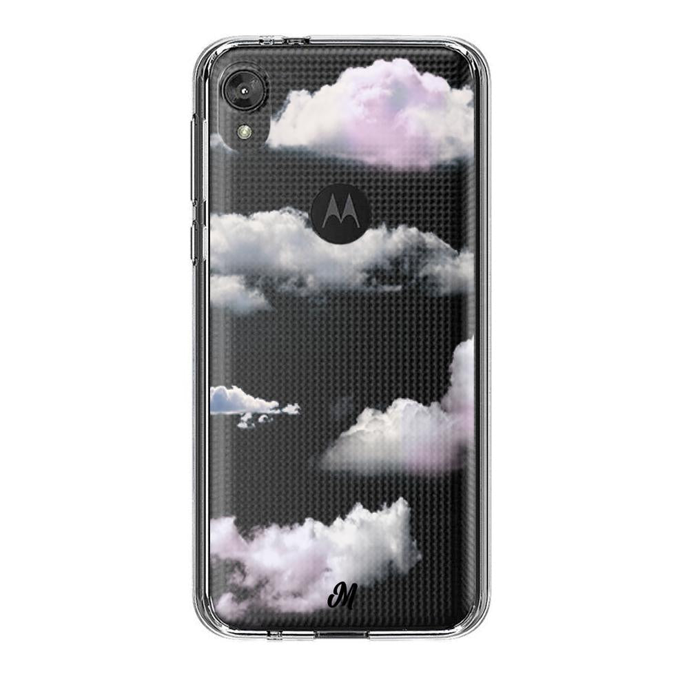 Case para Motorola E6 play Nubes Lila-  - Mandala Cases