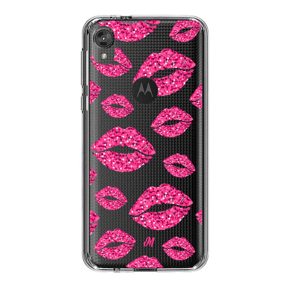 Case para Motorola E6 play Glitter kiss - Mandala Cases