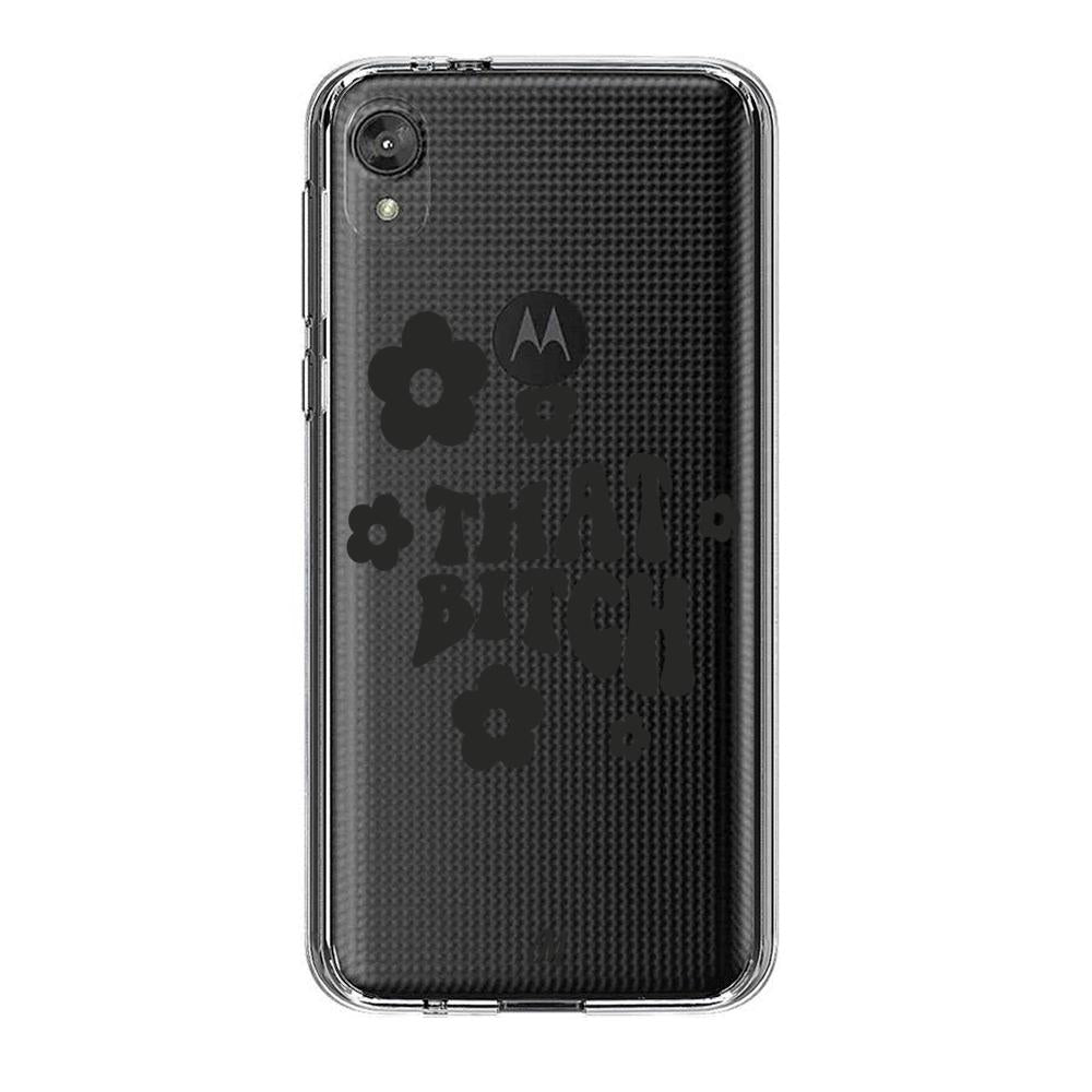 Case para Motorola E6 play that bitch negro - Mandala Cases