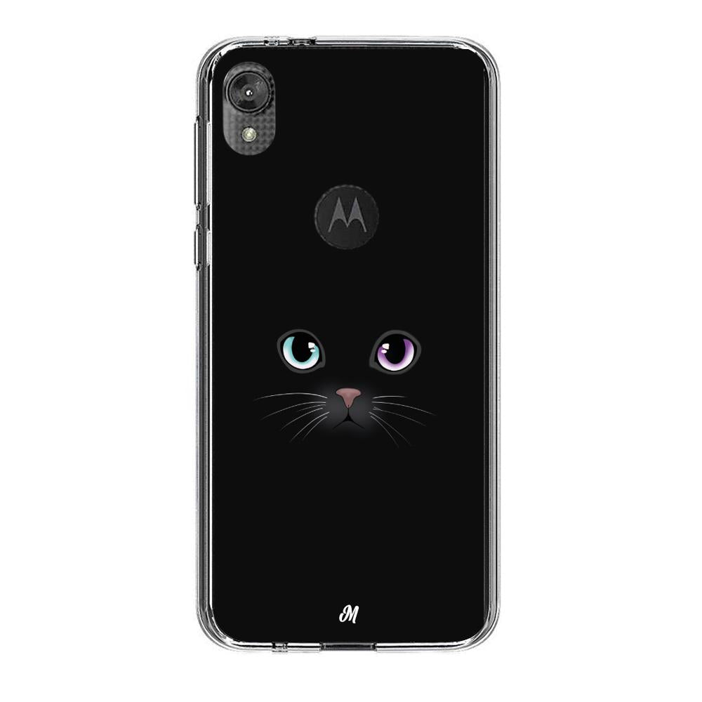 Case para Motorola E6 play Ojos gatunos - Mandala Cases