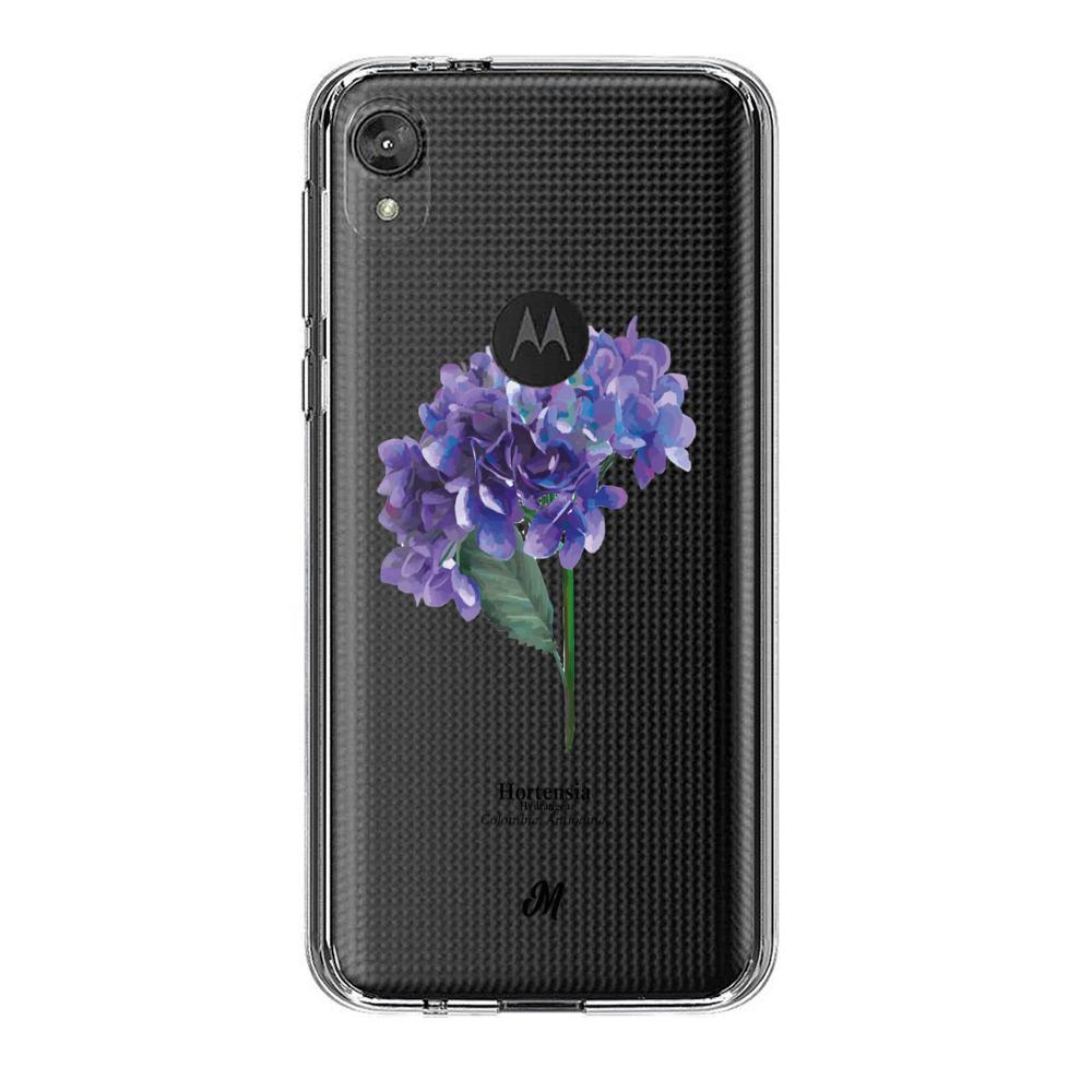 Case para Motorola E6 play Hortensia lila - Mandala Cases