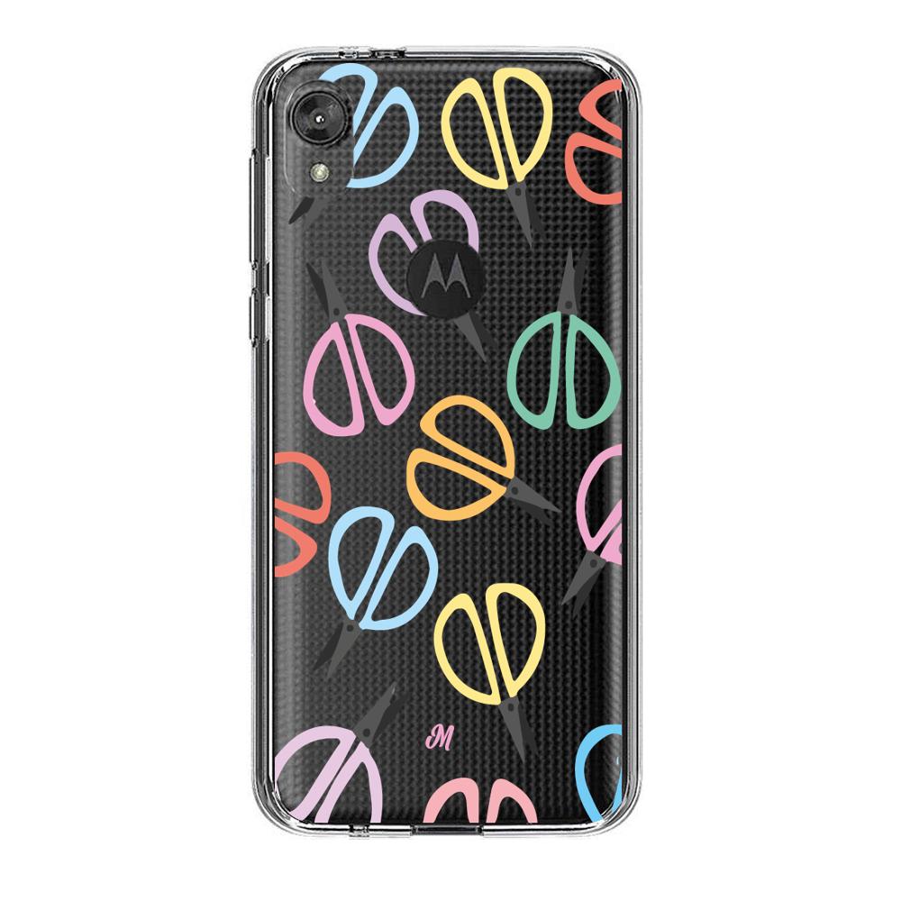 Case para Motorola E6 play Color Scissors - Mandala Cases