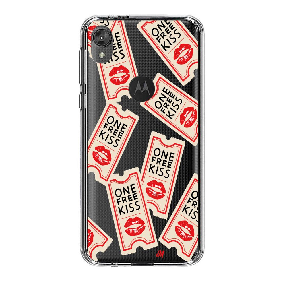 Case para Motorola E6 play Kiss Ticket - Mandala Cases
