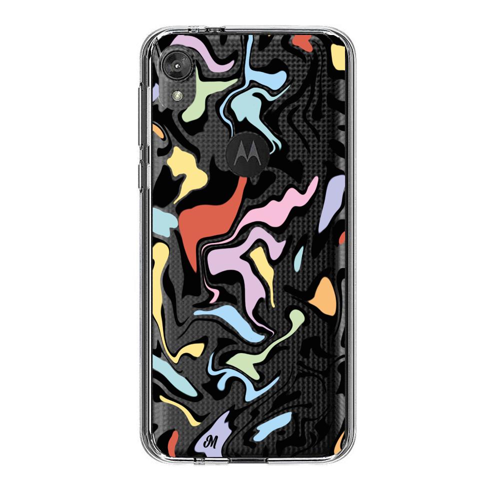 Case para Motorola E6 play Lineas coloridas - Mandala Cases