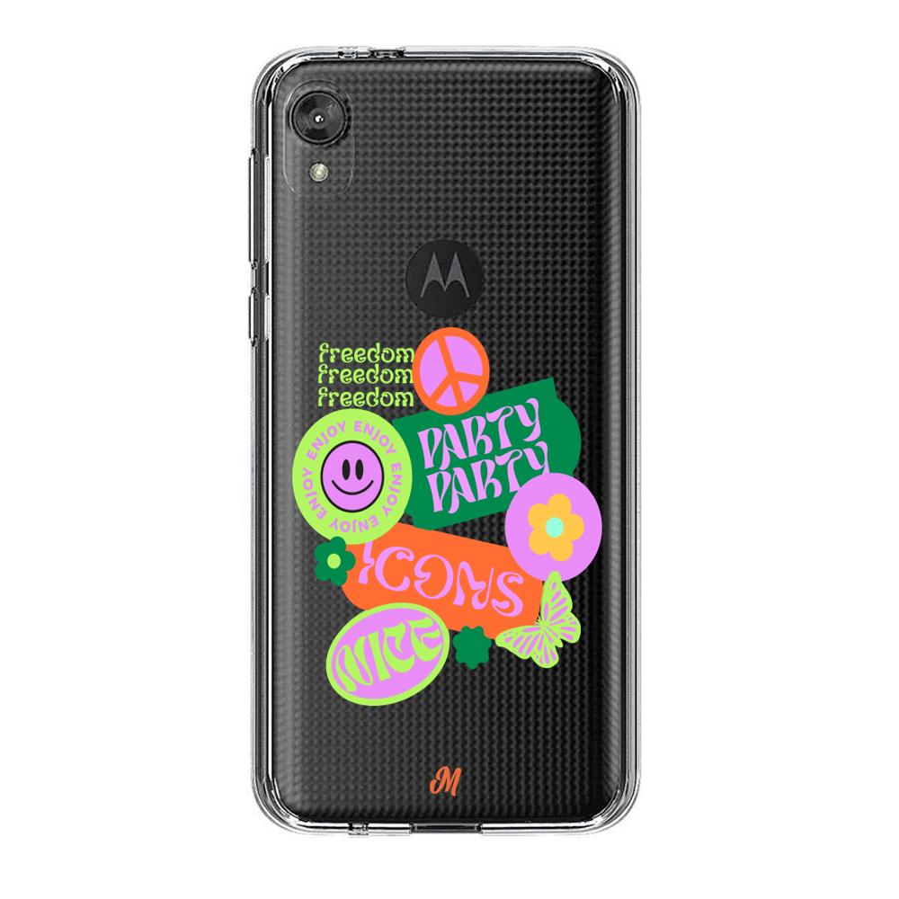 Case para Motorola E6 play FREEDOM STICKERS - Mandala Cases