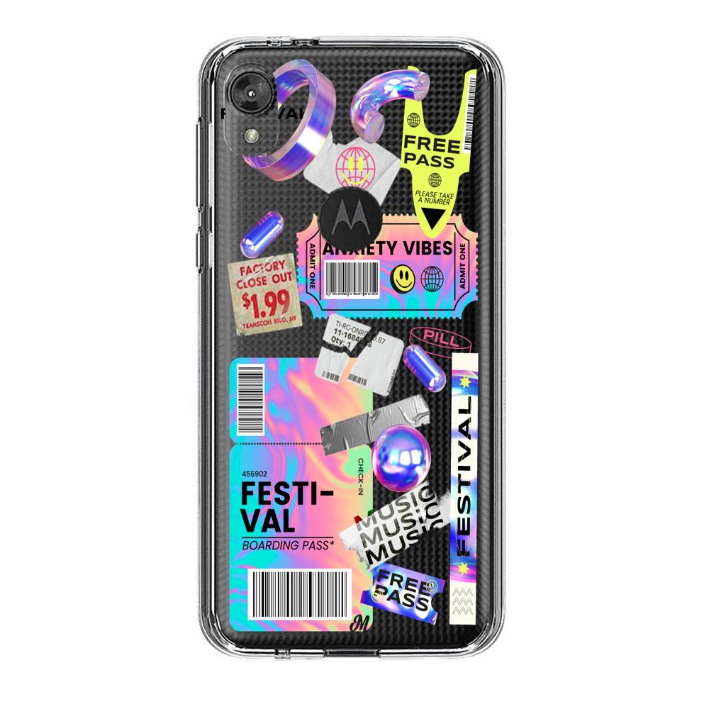 Case para Motorola E6 play festival pass - Mandala Cases