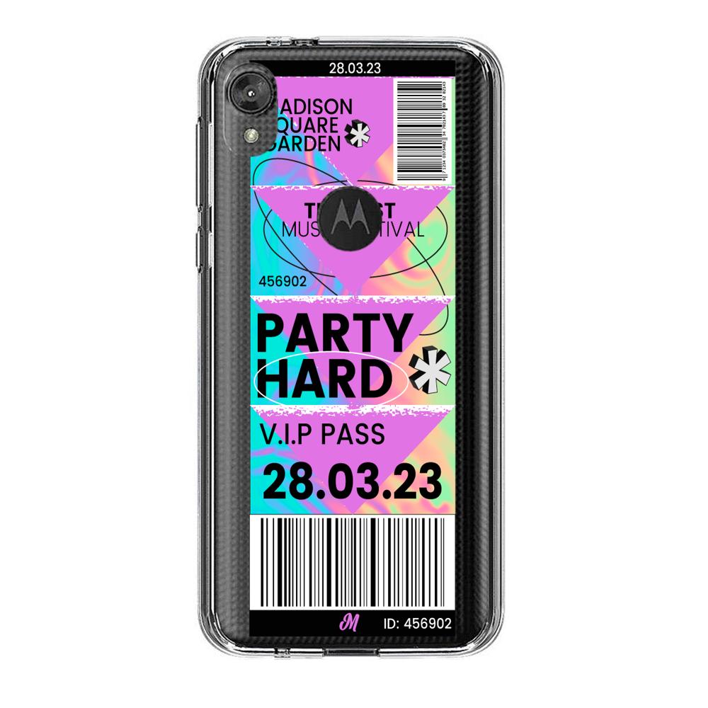 Case para Motorola E6 play party hard - Mandala Cases