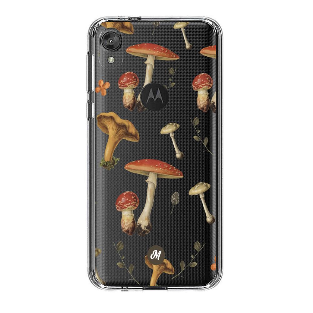 Cases para Motorola E6 play Mushroom texture - Mandala Cases