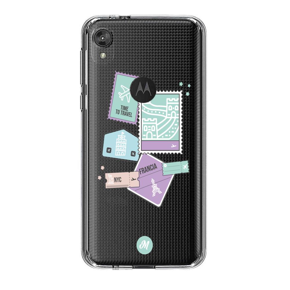 Cases para Motorola E6 play Travel case Remake - Mandala Cases