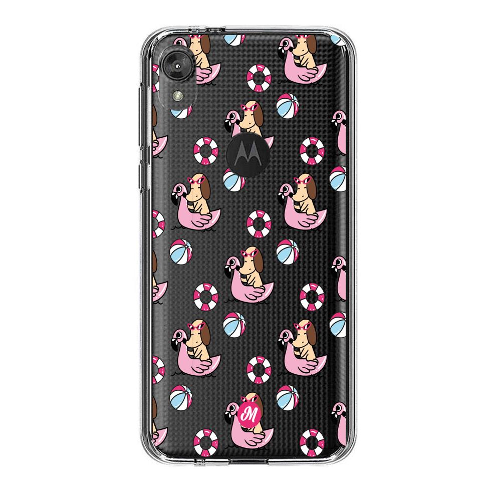 Cases para Motorola E6 play Perrito parchado - Mandala Cases