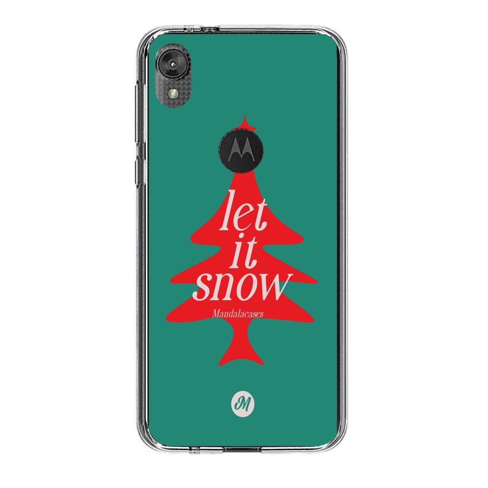 Cases para Motorola E6 play Let it snow - Mandala Cases