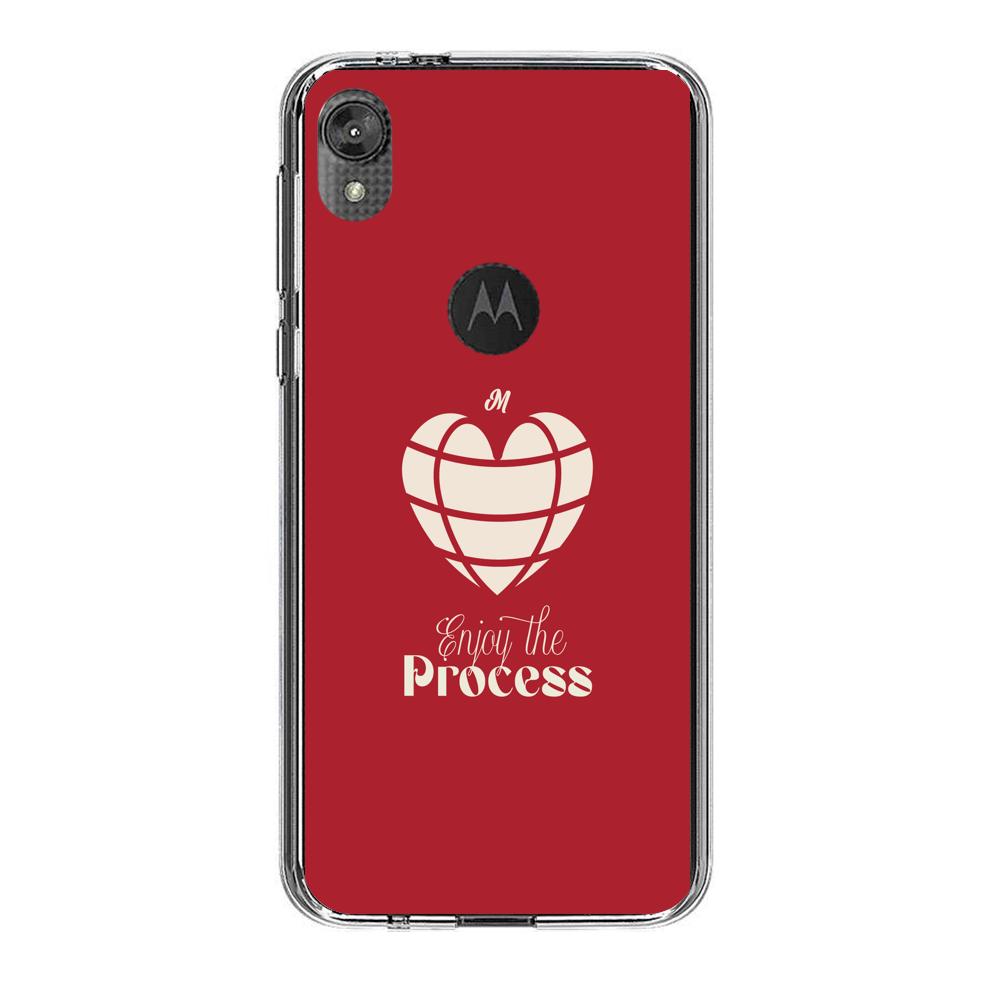 Cases para Motorola E6 play ENJOY THE PROCESS - Mandala Cases