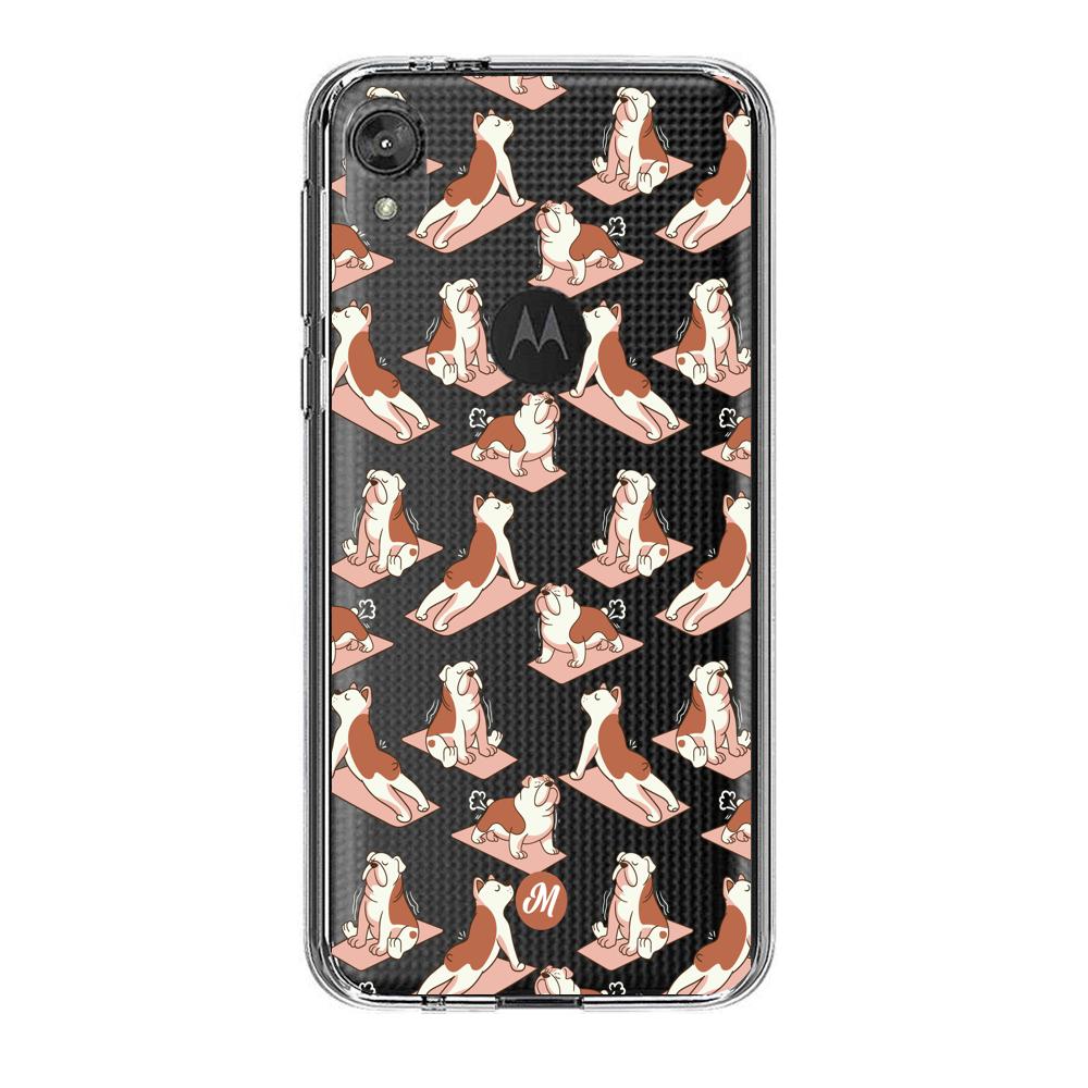 Cases para Motorola E6 play YOGA BULLDOG - Mandala Cases