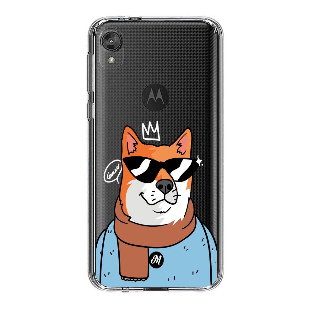 Cases para Motorola E6 play Perrito fachero - Mandala Cases