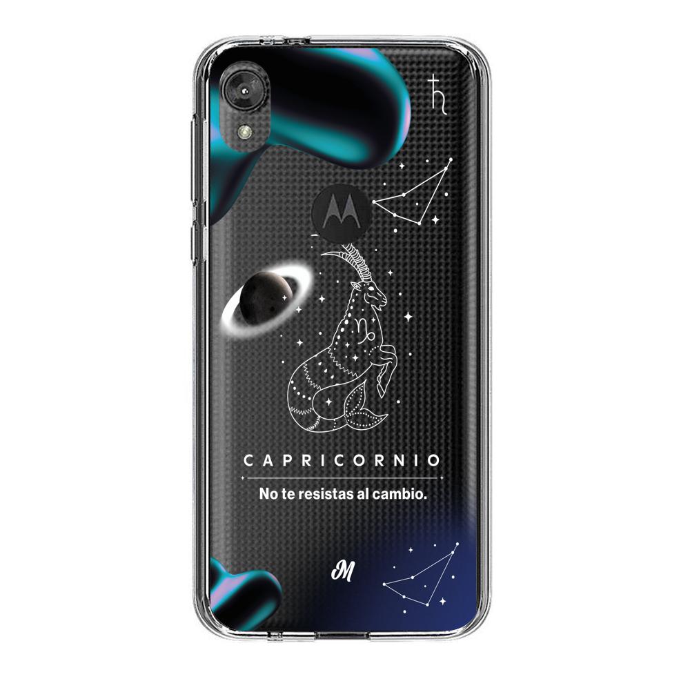 Cases para Motorola E6 play CAPRICORNIO 24 TRANSPARENTE - Mandala Cases