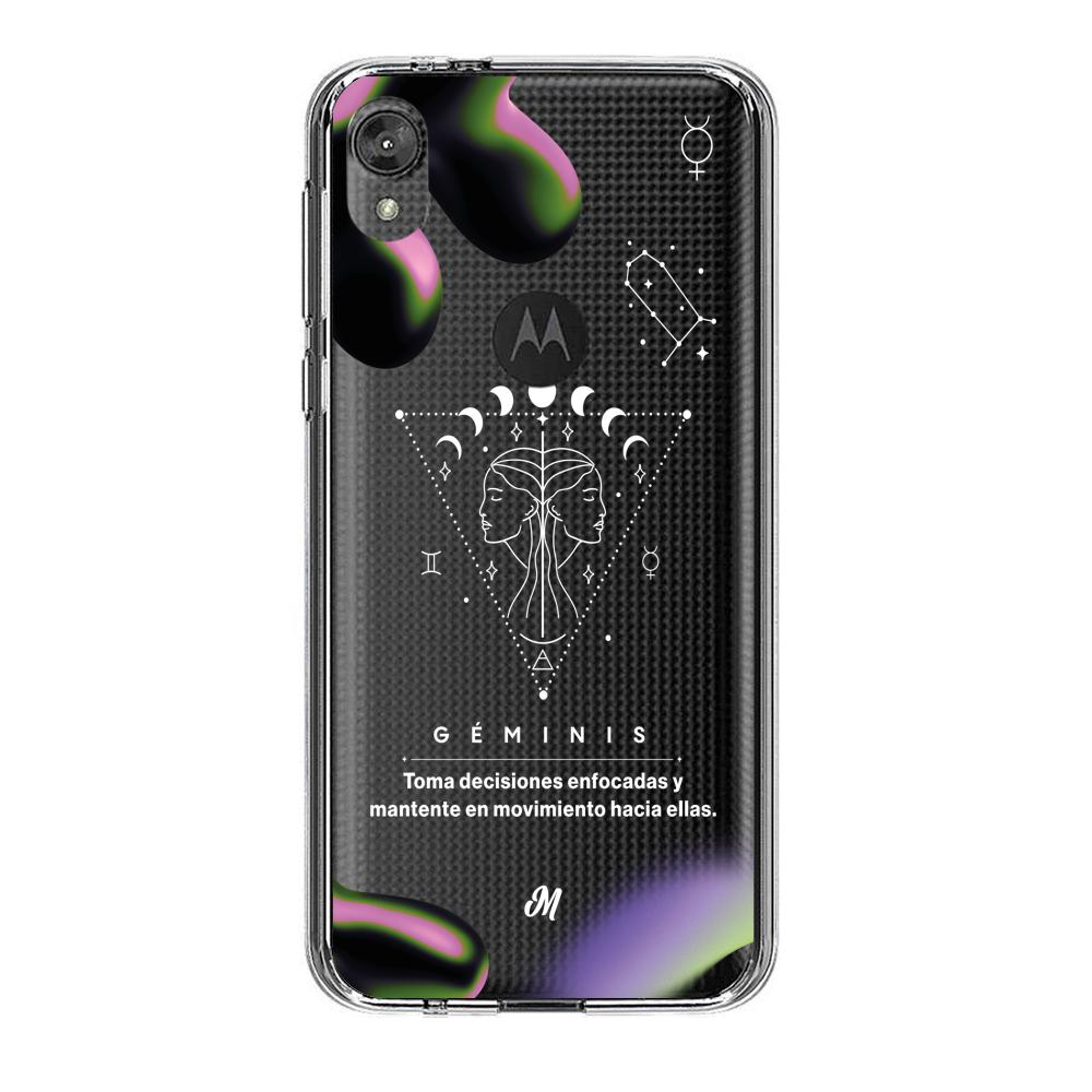 Cases para Motorola E6 play GÉMINIS 24 TRANSPARENTE - Mandala Cases