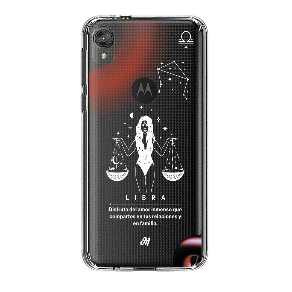 Cases para Motorola E6 play LIBRA 24 TRASNPARENTE - Mandala Cases