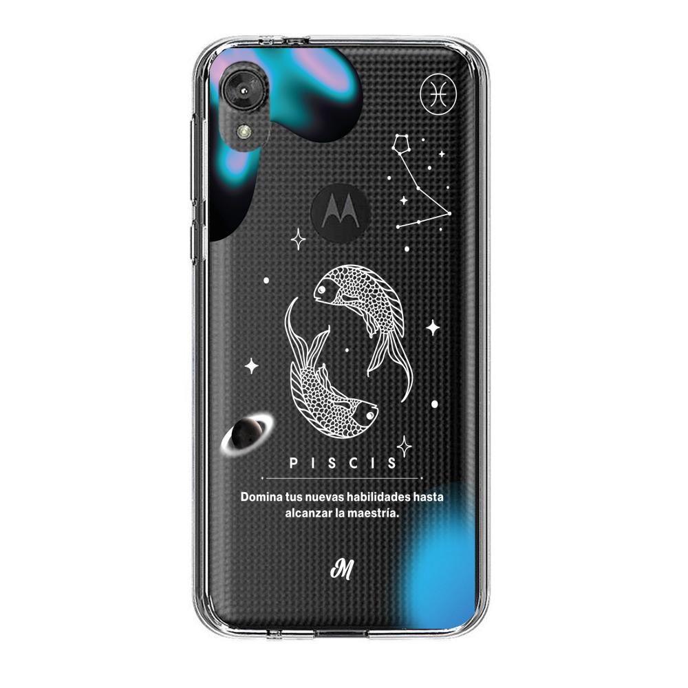Cases para Motorola E6 play PISCIS 24 TRANSPARENTE - Mandala Cases