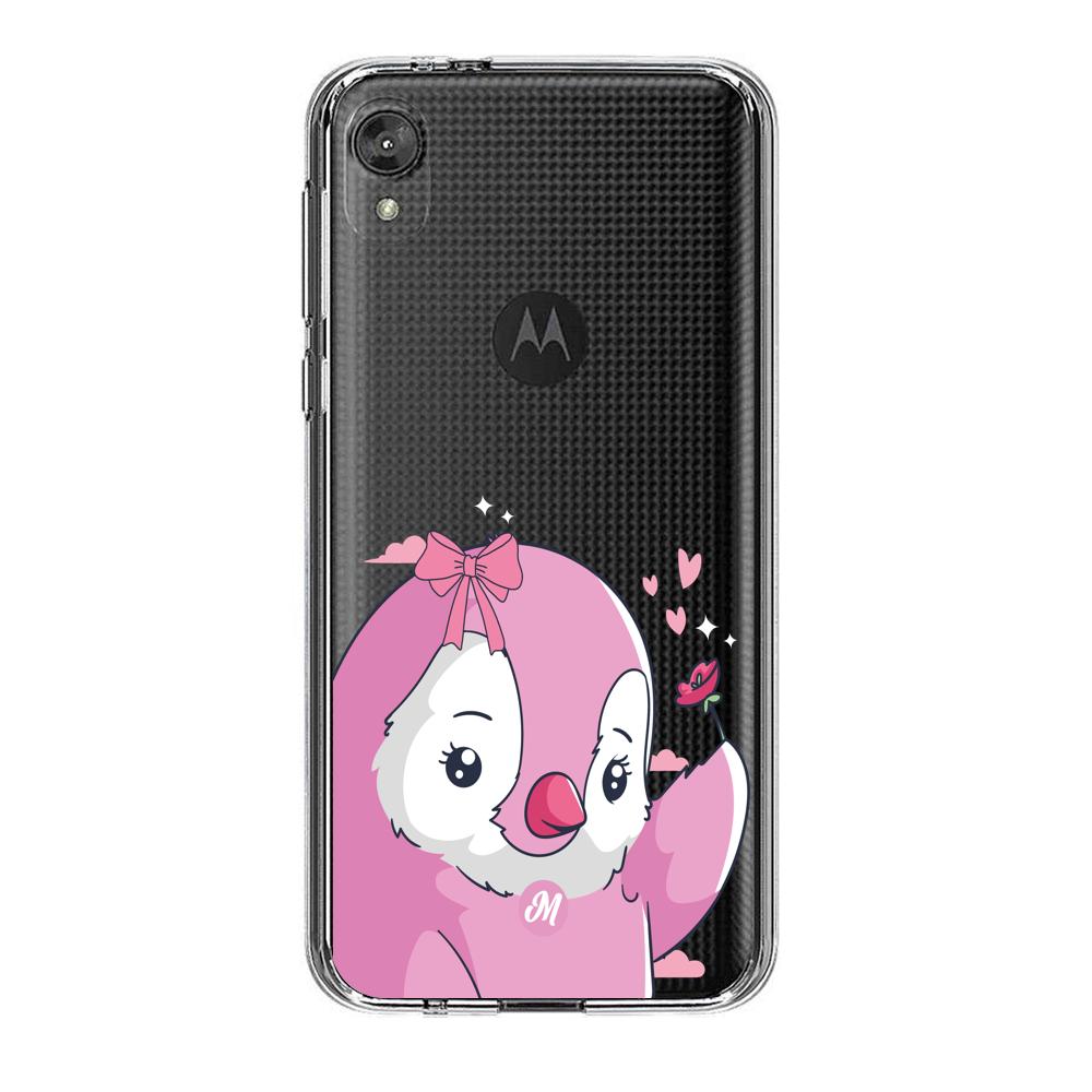 Cases para Motorola E6 play Pingüino Coquette - Mandala Cases
