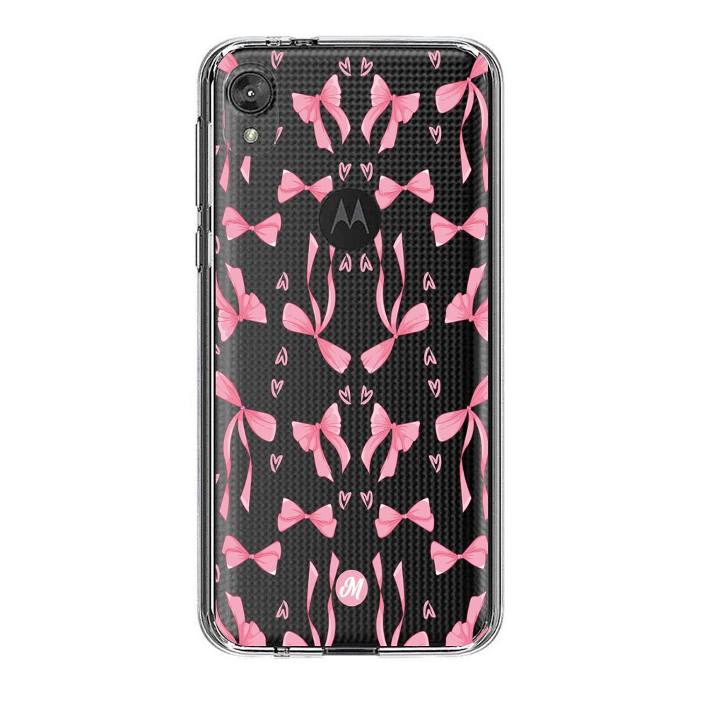 Cases para Motorola E6 play Moños Coquette - Mandala Cases