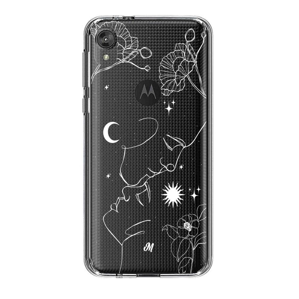 Cases para Motorola E6 play Love Line White - Mandala Cases