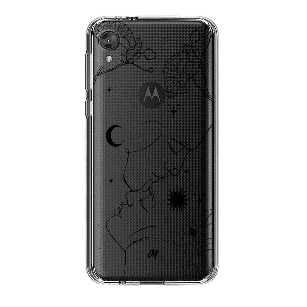 Cases para Motorola E6 play Love Line Black - Mandala Cases