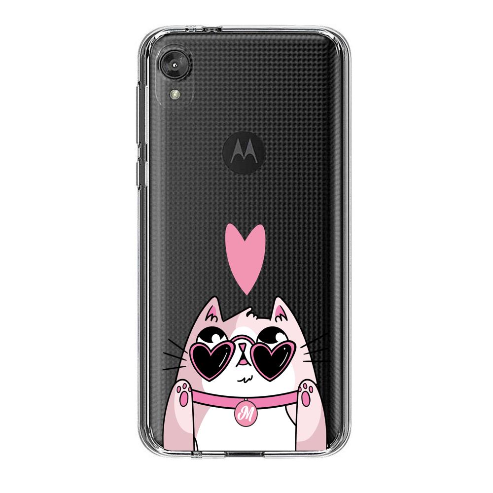 Cases para Motorola E6 play Amor Gatuno - Mandala Cases