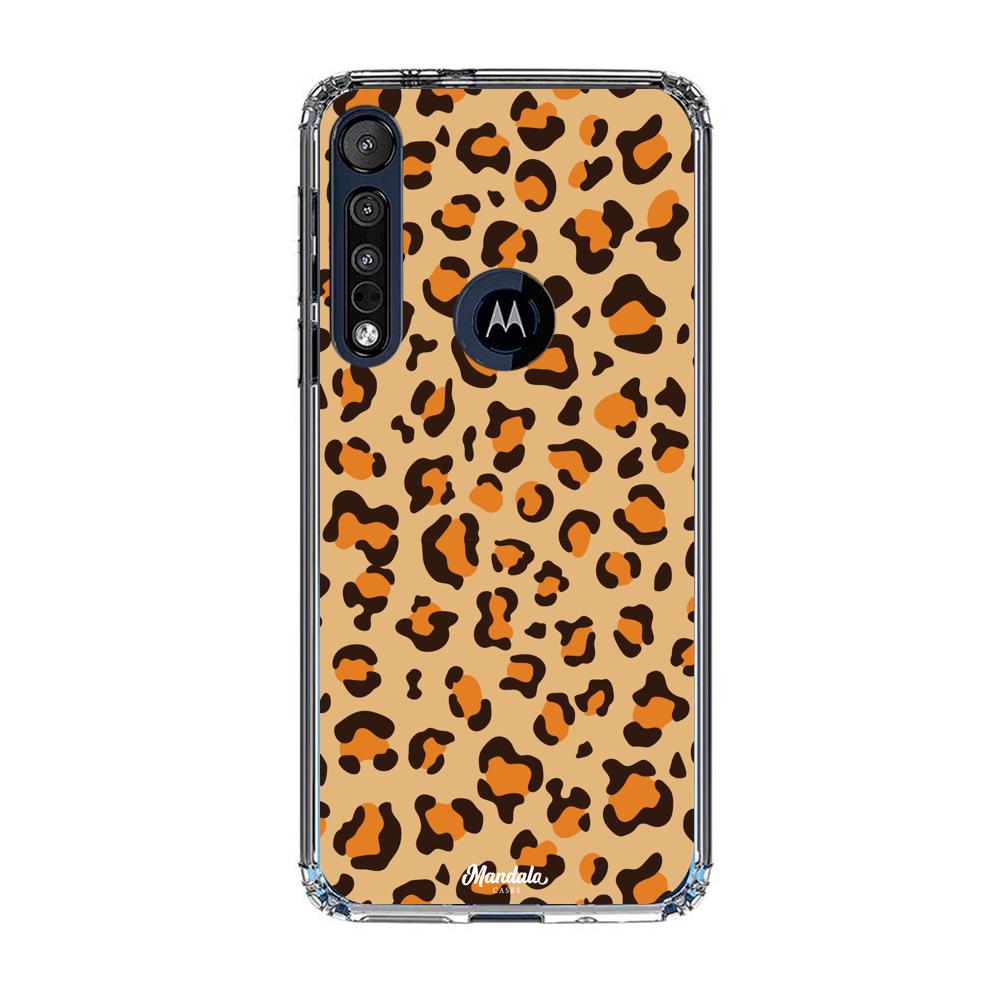 Case para Motorola G8 play Funda de Leopardo  - Mandala Cases