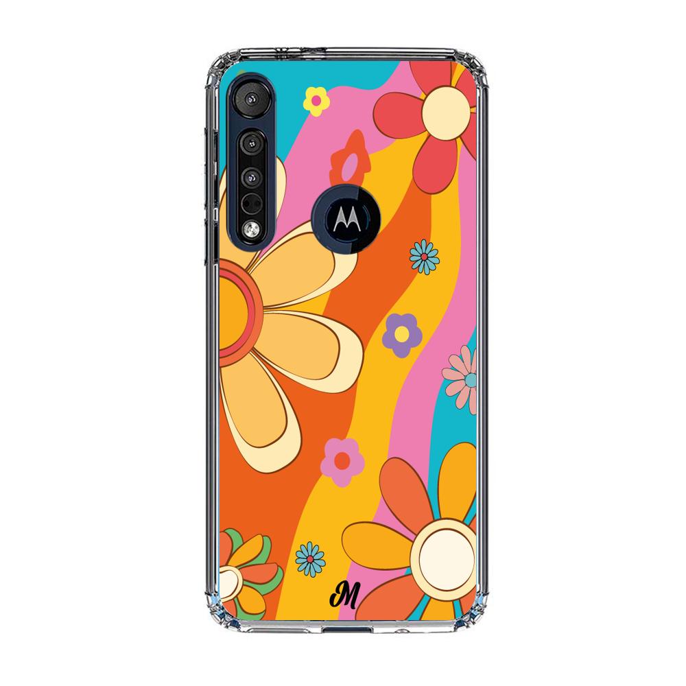 Case para Motorola G8 play Hippie Flowers - Mandala Cases