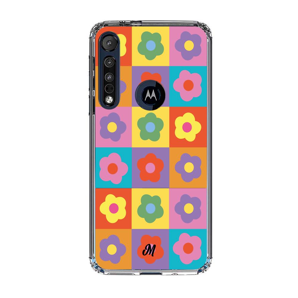 Case para Motorola G8 play Colors and Flowers - Mandala Cases