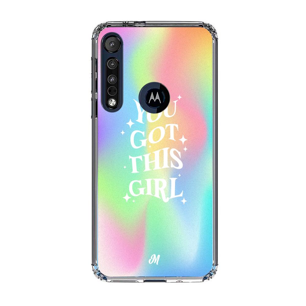 Case para Motorola G8 play You got this girl  - Mandala Cases
