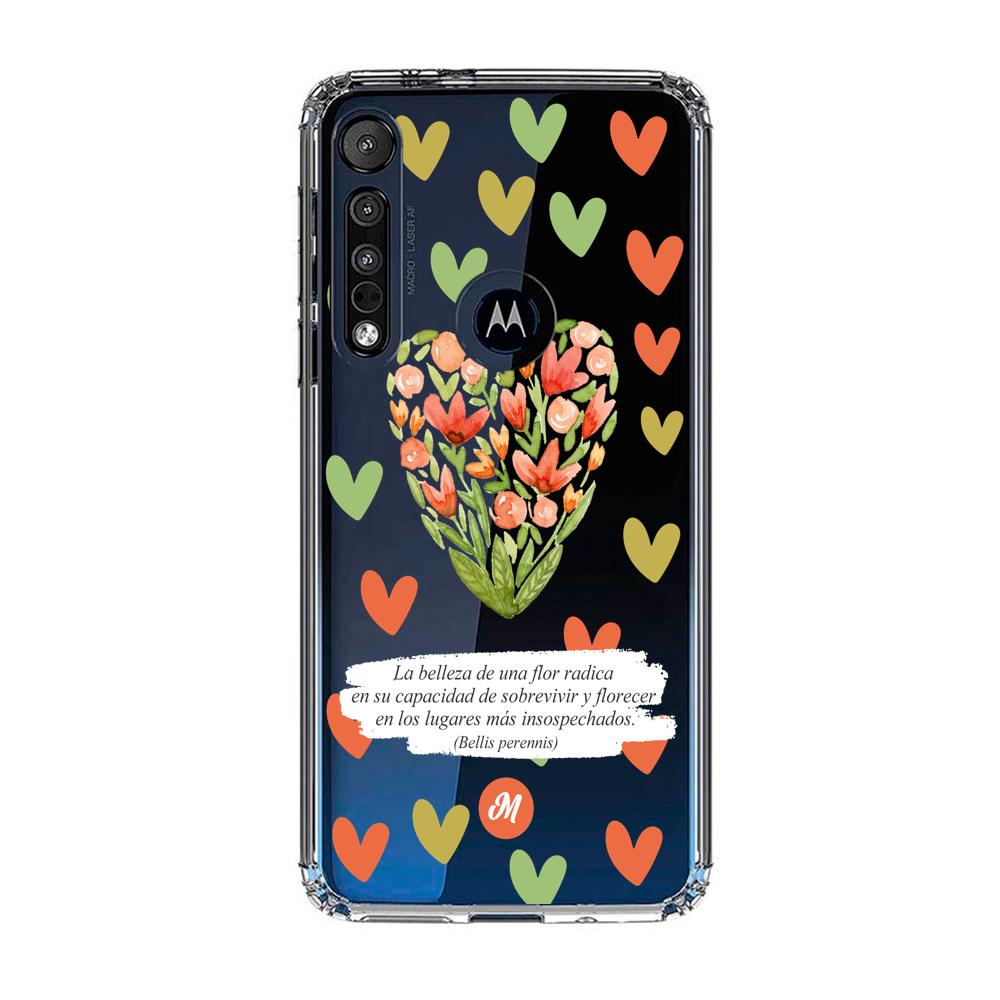 Cases para Motorola G8 play Flores de colores - Mandala Cases