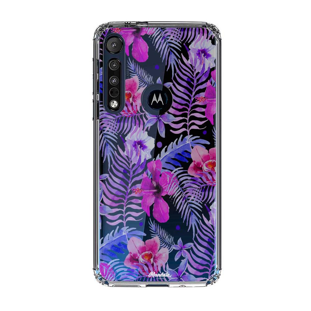 Case para Motorola G8 play de Flores Hawaianas - Mandala Cases