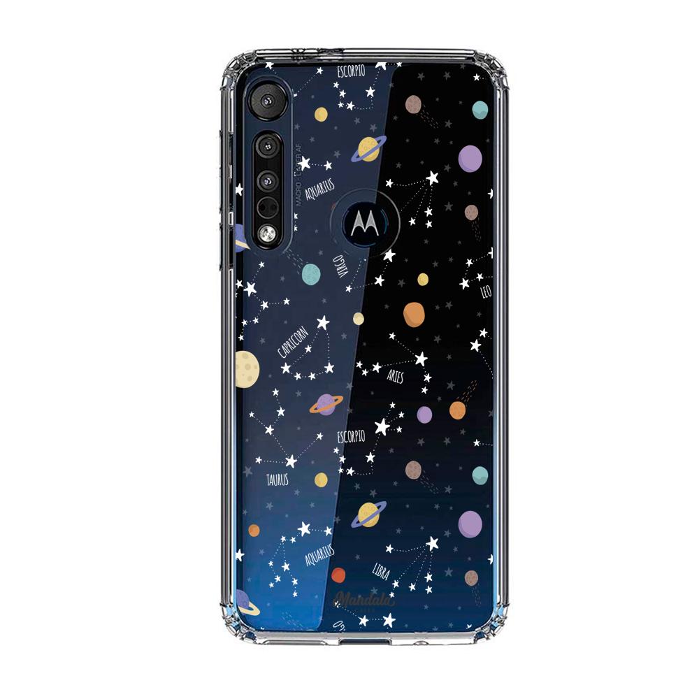 Case para Motorola G8 plus Funda Pequeños Planetas  - Mandala Cases