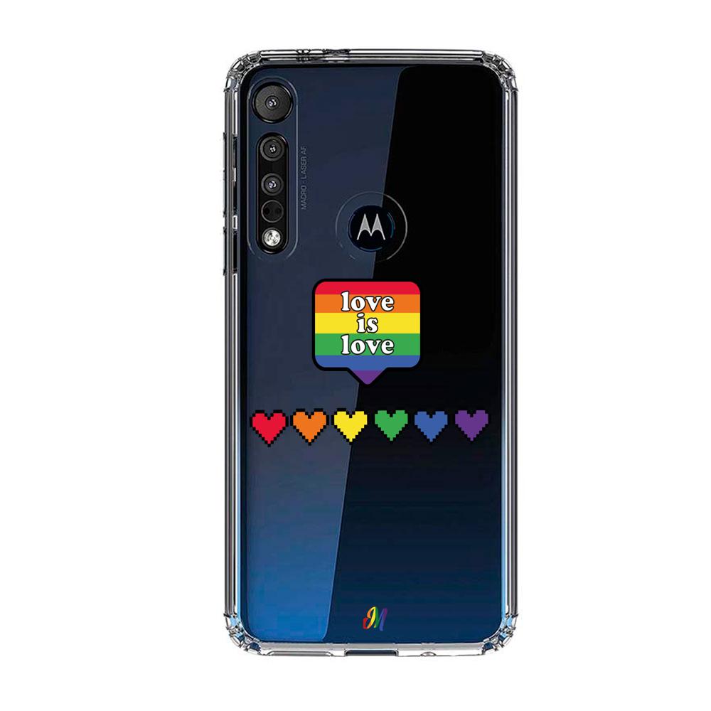 Case para Motorola G8 plus Amor es Amor - Mandala Cases
