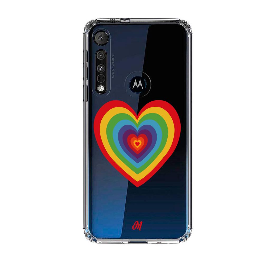 Case para Motorola G8 plus Amor y Paz - Mandala Cases