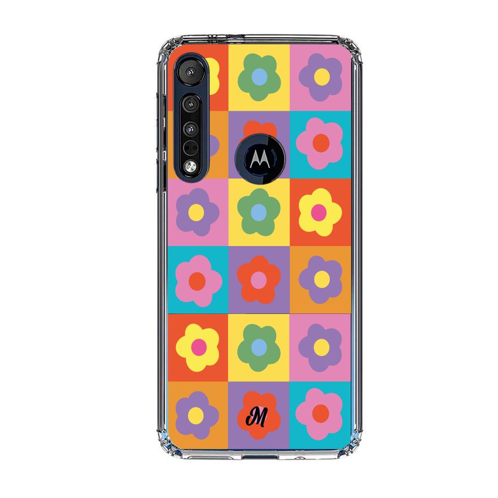 Case para Motorola G8 plus Colors and Flowers - Mandala Cases