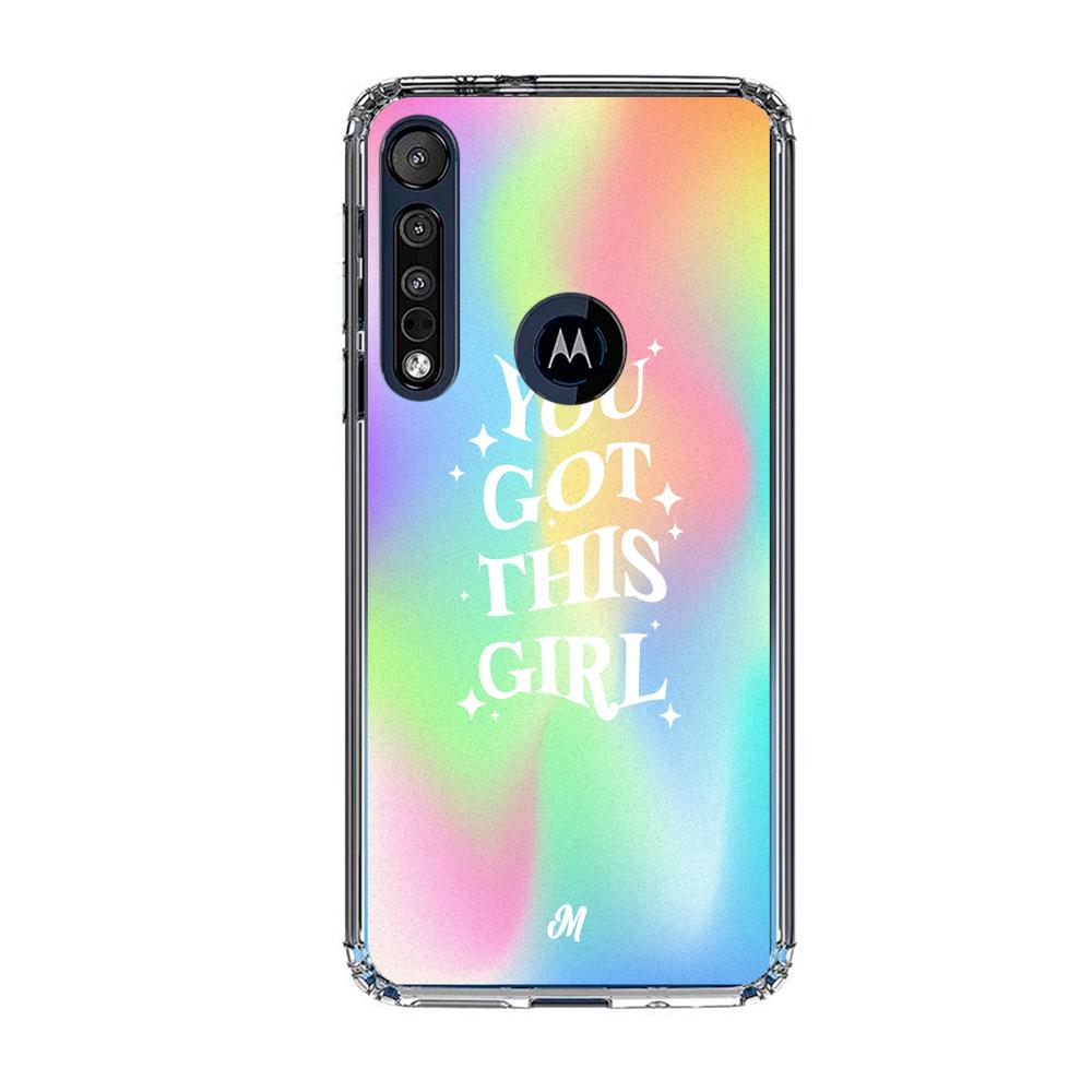 Case para Motorola G8 plus You got this girl  - Mandala Cases