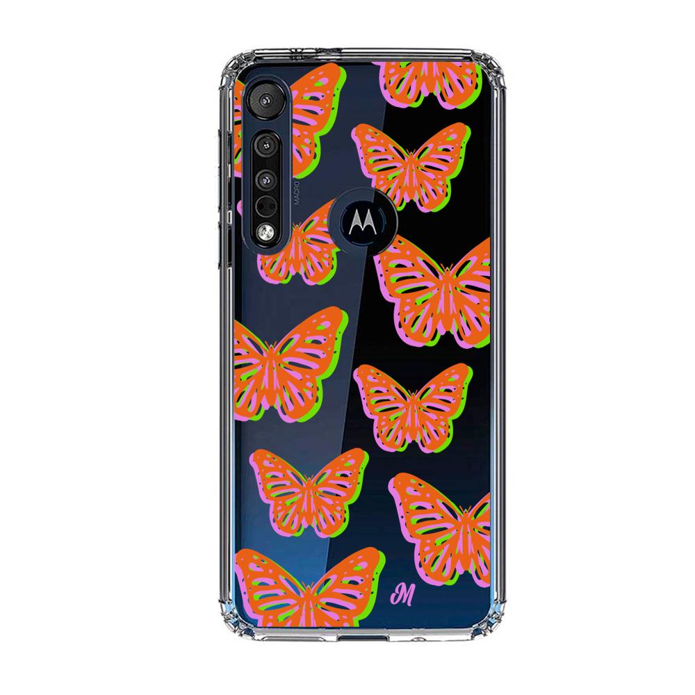 Case para Motorola G8 plus Mariposas rojas aesthetic - Mandala Cases
