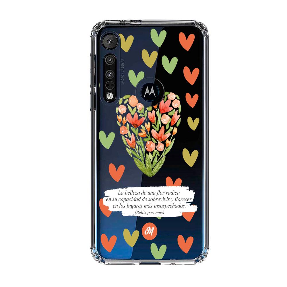 Cases para Motorola G8 plus Flores de colores - Mandala Cases