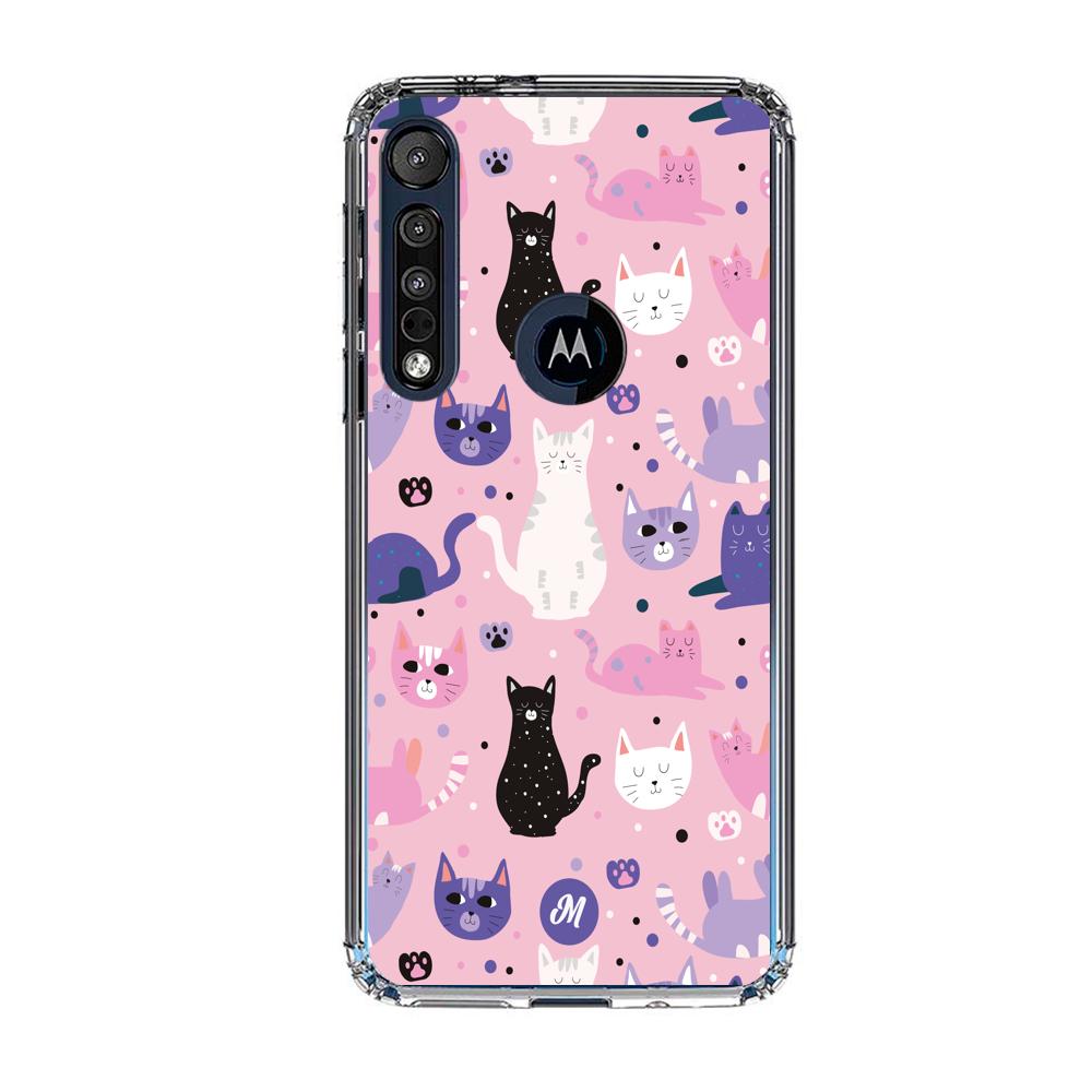 Cases para Motorola G8 plus Cat case Remake - Mandala Cases