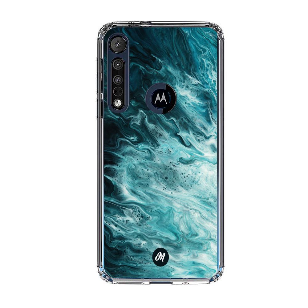 Cases para Motorola G8 plus Marble case Remake - Mandala Cases