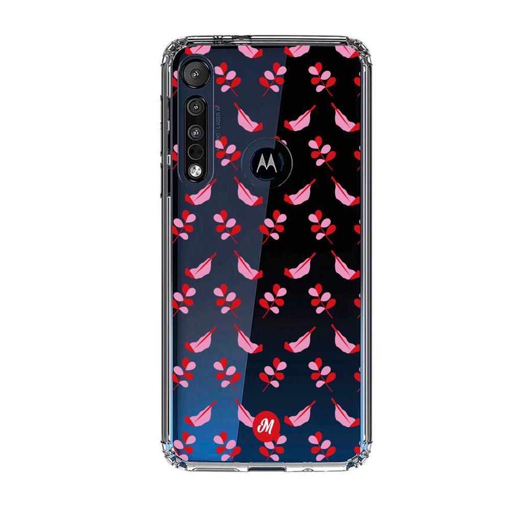 Cases para Motorola G8 plus Funda de Hojas Remake - Mandala Cases