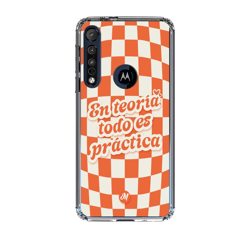 Cases para Motorola G8 plus TEORÍA PRÁCTICA - Mandala Cases