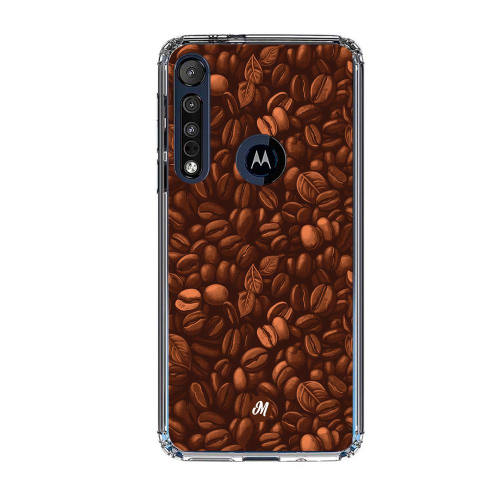 Cases para Motorola G8 plus Coffee - Mandala Cases
