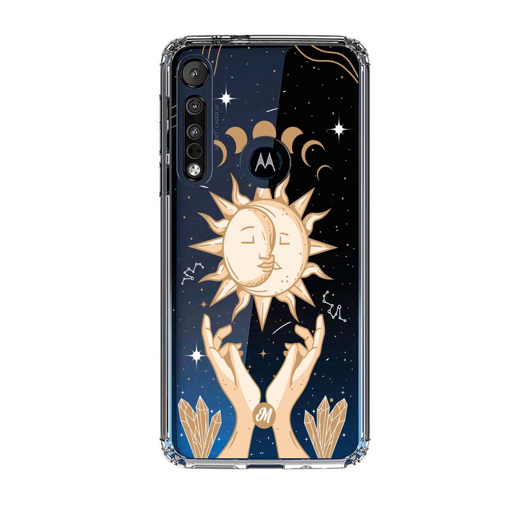 Cases para Motorola G8 plus Energía de Sol y luna  - Mandala Cases