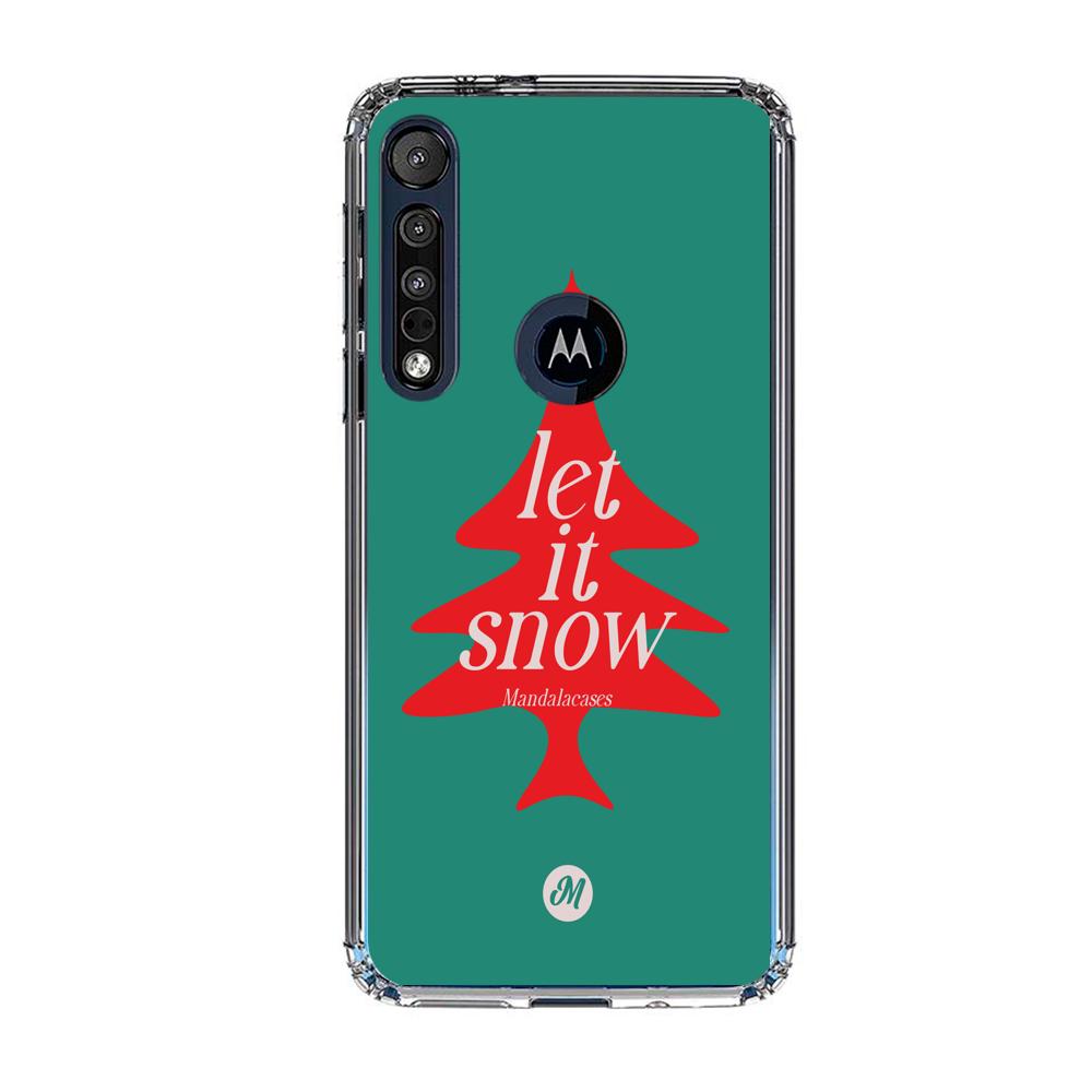 Cases para Motorola G8 plus Let it snow - Mandala Cases