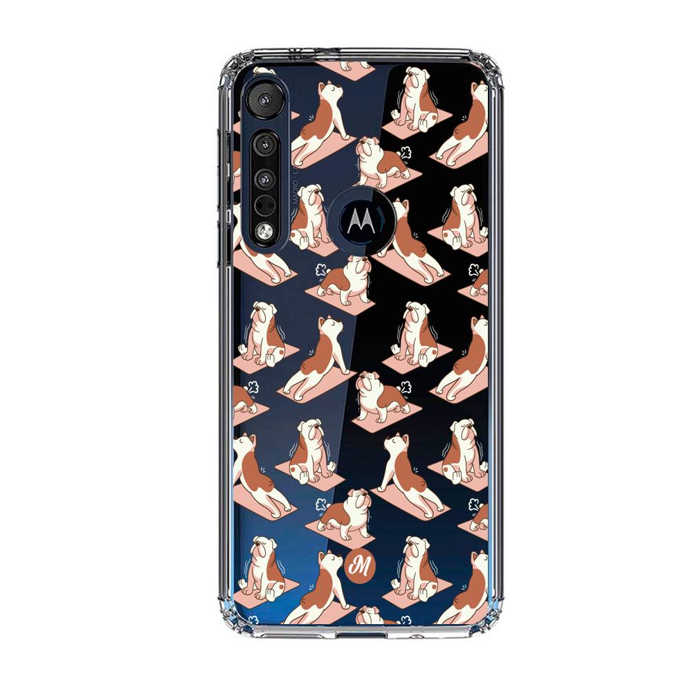 Cases para Motorola G8 plus YOGA BULLDOG - Mandala Cases