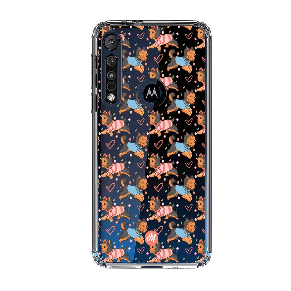 Cases para Motorola G8 plus Yorkshire enamorado - Mandala Cases